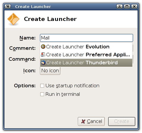 Creating Launchers